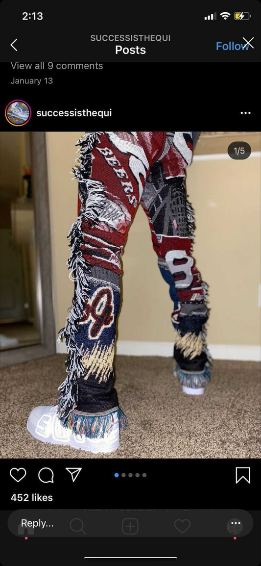 NASCAR (themed) Tapestry Pants